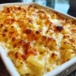 Air fryer Five Cheese Baked Mac Cheese