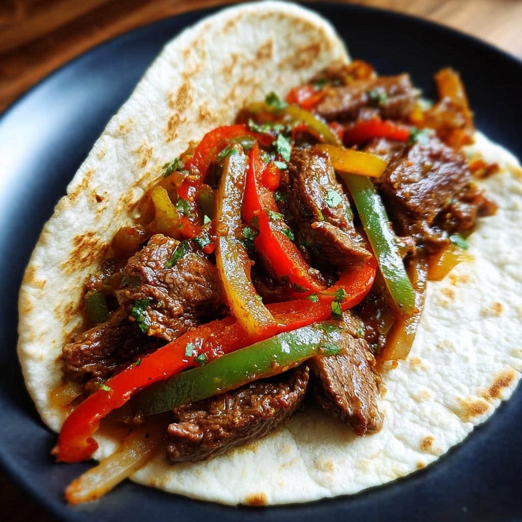 Air Fryer Beef Fajitas
