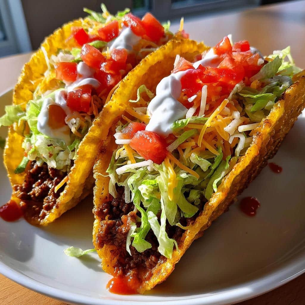 Air Fryer Beef Tacos