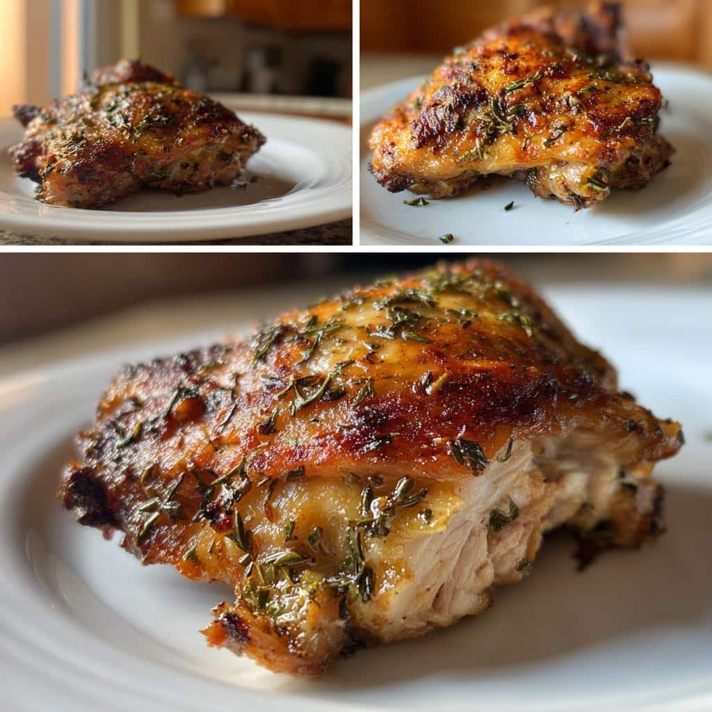 Air Fryer Chicken Thighs with Herbs