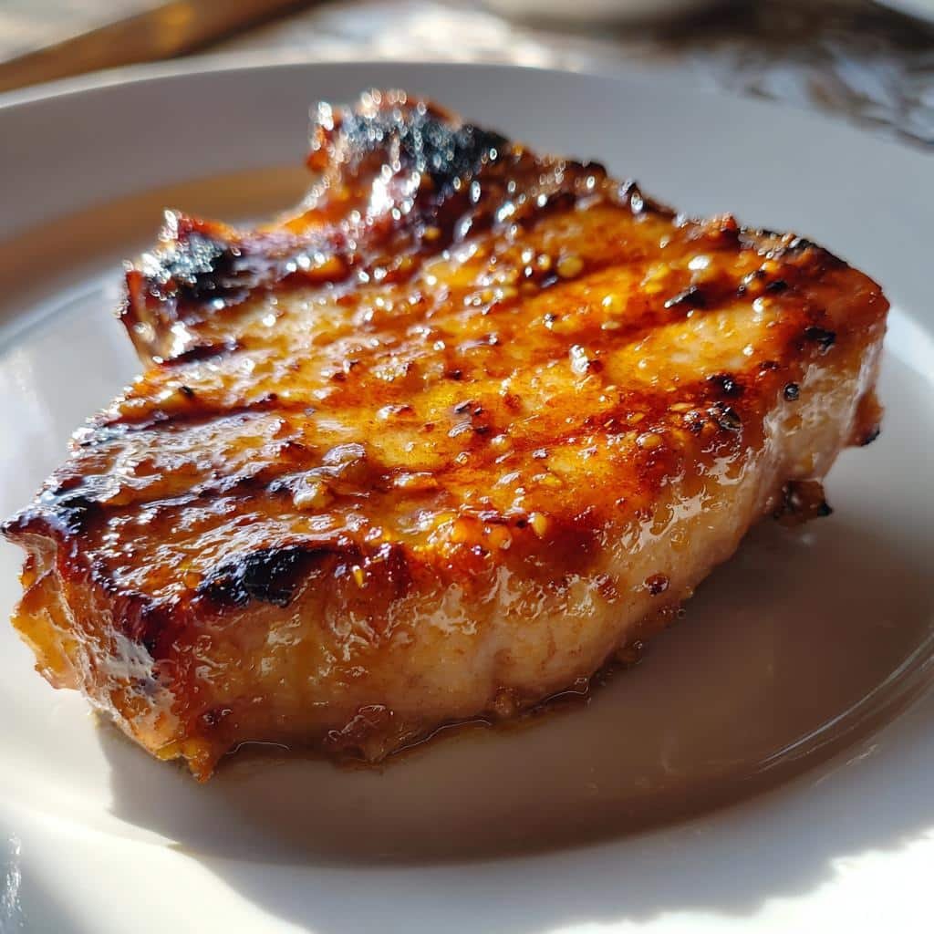 Air Fryer Honey Garlic Pork Chops