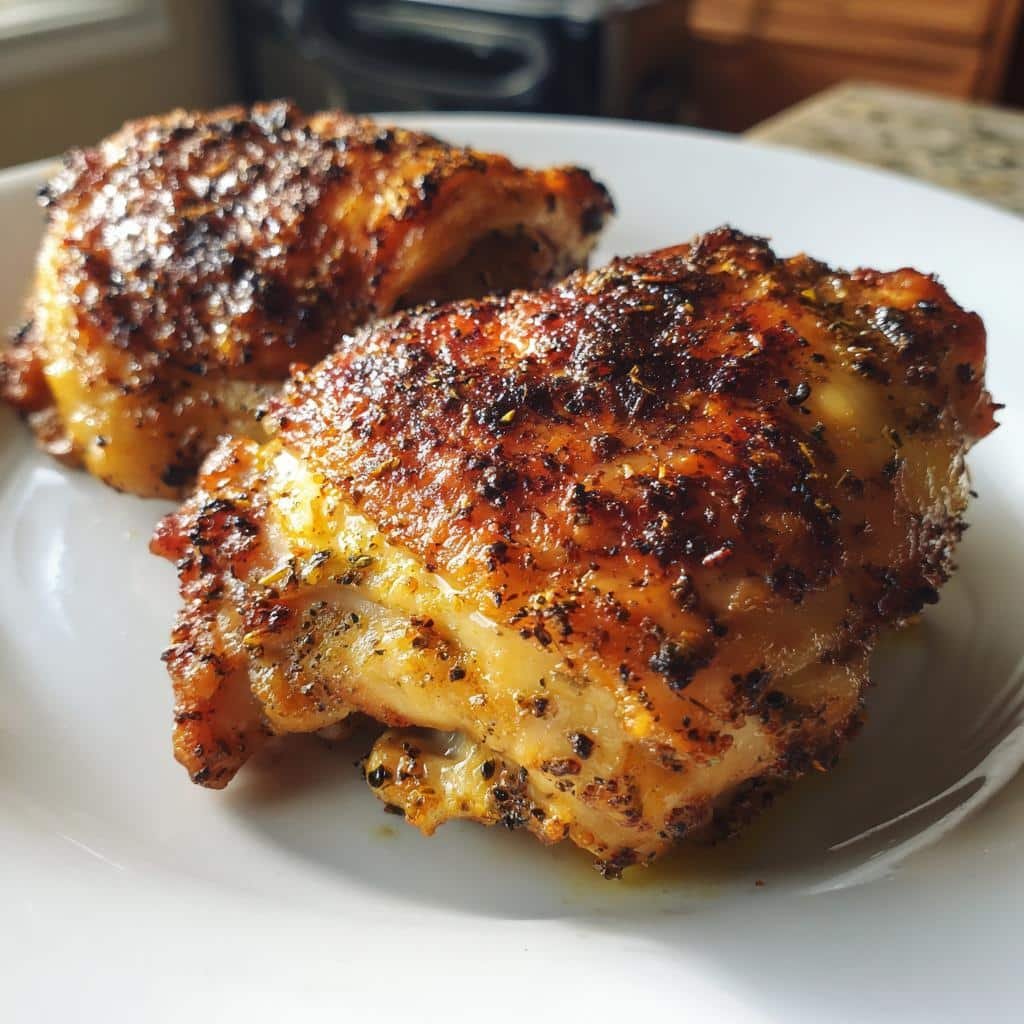 Air Fryer Lemon Pepper Chicken Thighs