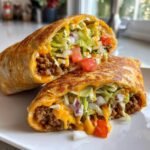 Air fryer Big Mac Wraps