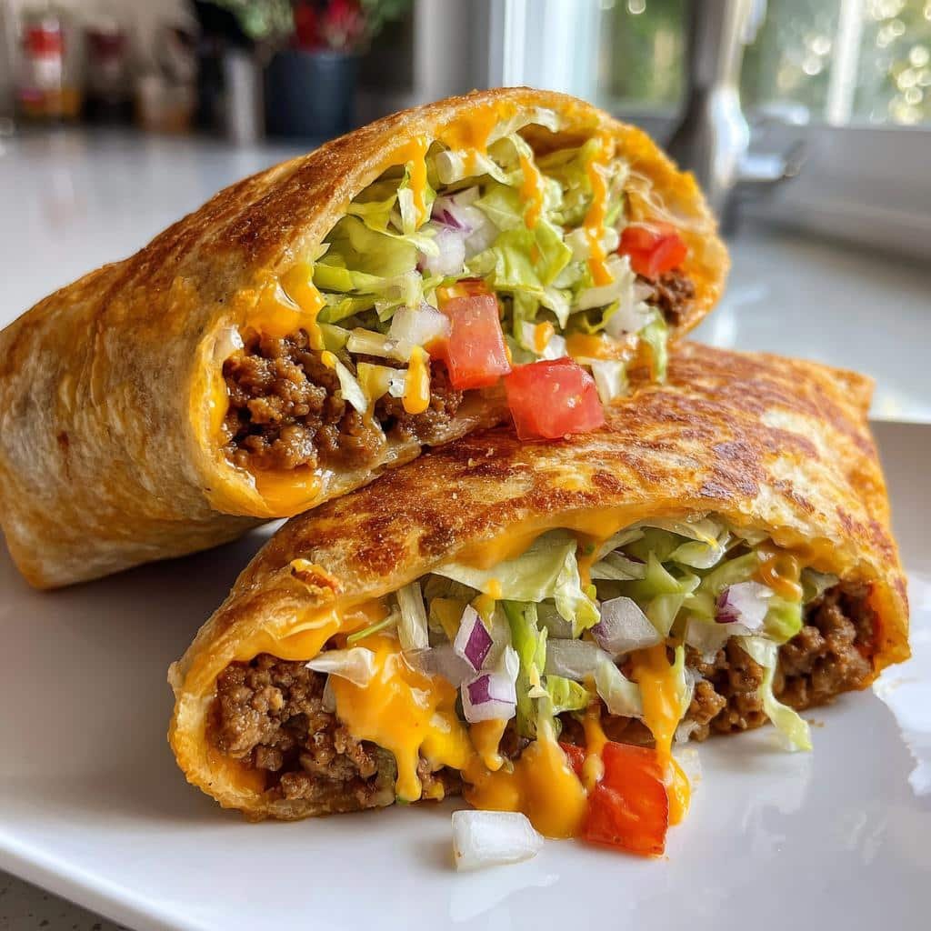 Air fryer Big Mac Wraps