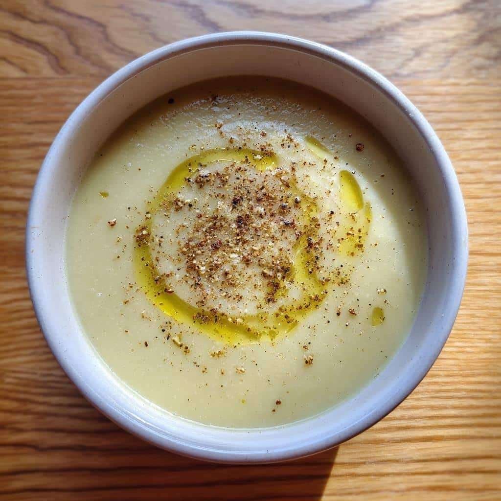 Air fryer Celery Root & Apple Soup