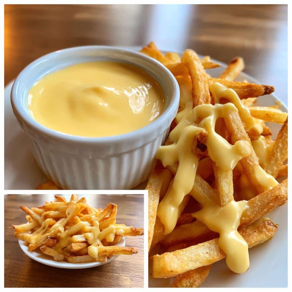Air fryer Cheese Sauce for Fries