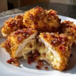 Air fryer Chicken Bacon Cheese Bombs
