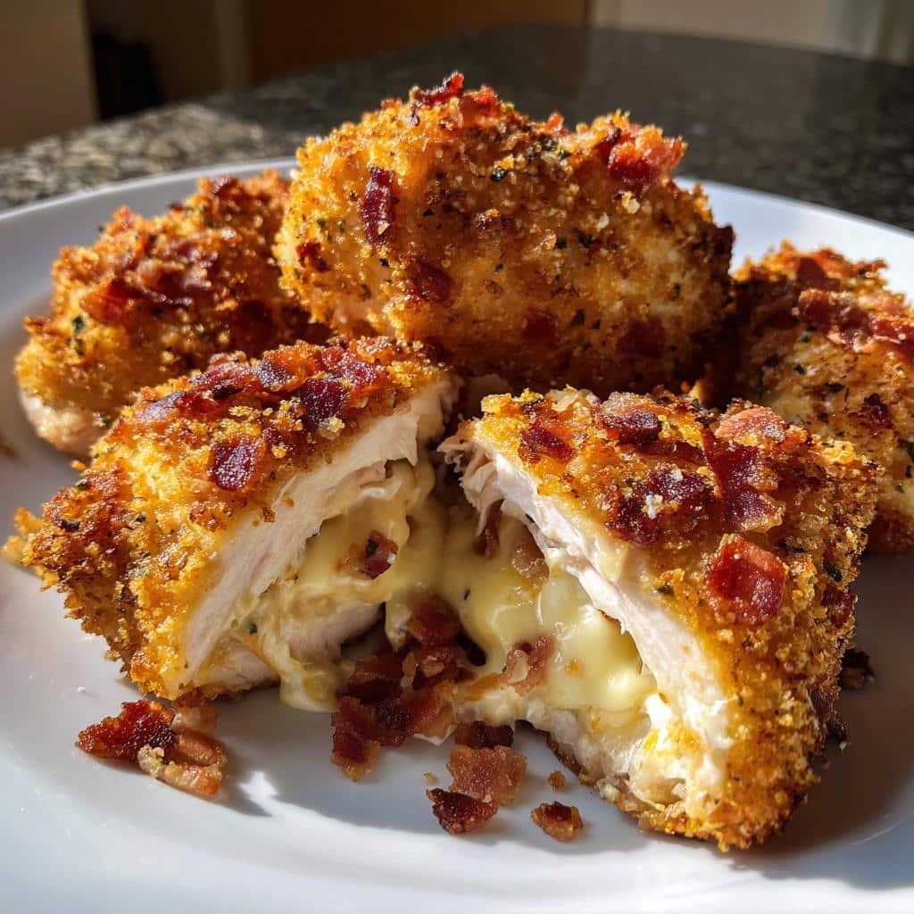 Air fryer Chicken Bacon Cheese Bombs
