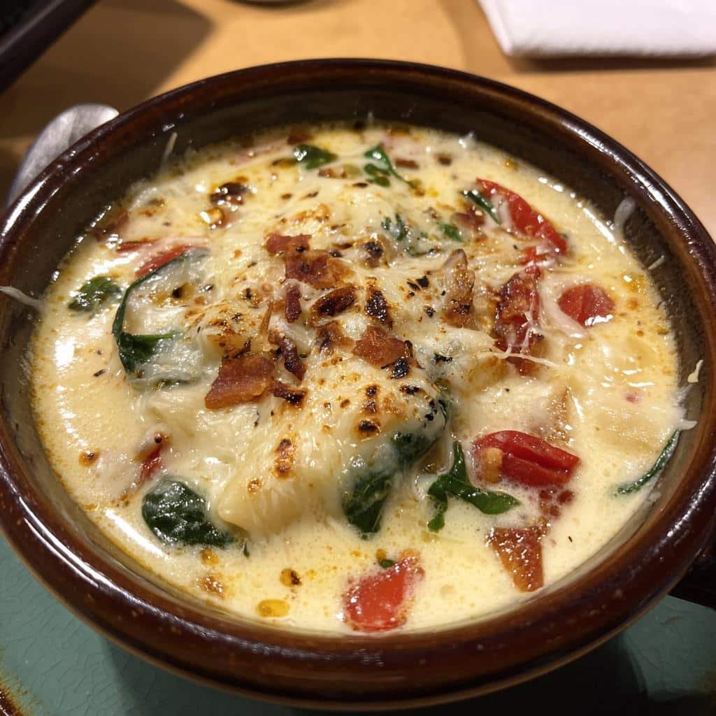 Air fryer Creamy Alfredo Lasagna Soup - detail 1