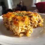 Air fryer Creamy Layered John Wayne Casserole