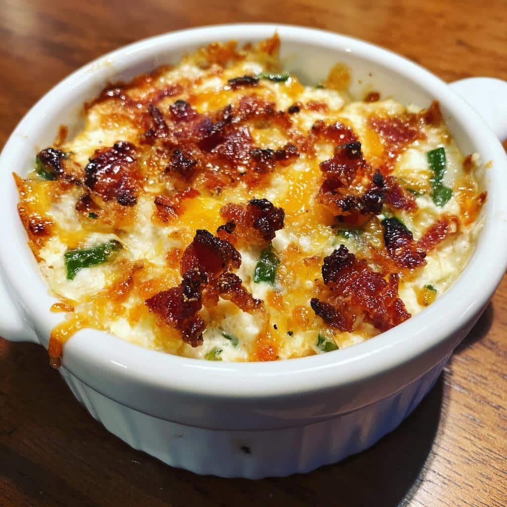 Air fryer Crispy Bacon & Jalapeño Popper Dip