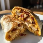 Air fryer Crispy Bacon Ranch Chicken Wraps for thanksgiving