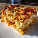Air fryer Five-Cheese Lasagna
