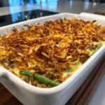 Air fryer Hamburger Green Bean Casserole