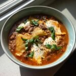 Air fryer Lasagna Soup
