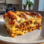 Air fryer Macro-Friendly Protein Lasagna