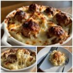 30-Minute Amazing Air Fryer Meatball & Potato Bake Recipe 3 Air fryer Meatball and Mashed Potato Bake