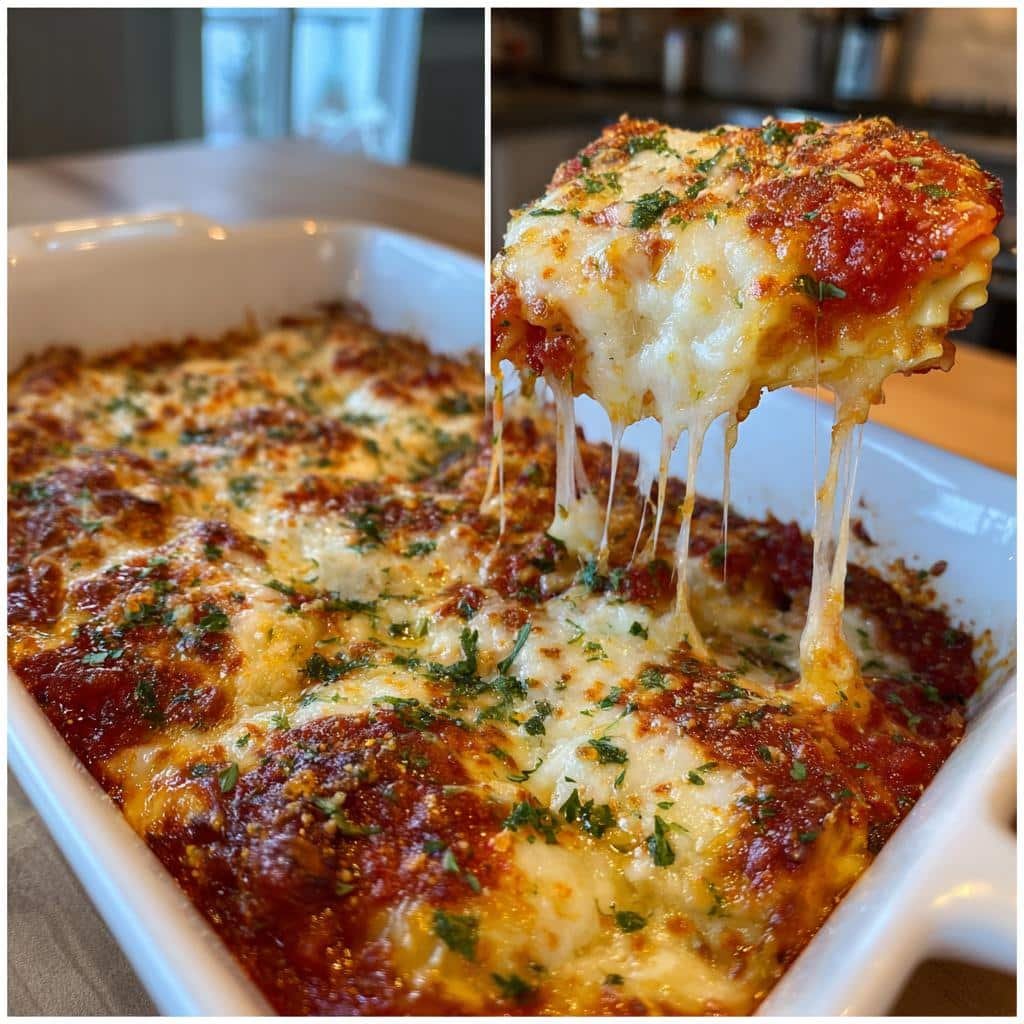 Air fryer Million Dollar Ravioli Casserole