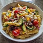"20-Minute Air Fryer Summer Pasta Salad You’ll Devour" 3 Air fryer Pasta Salad