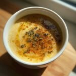 Air fryer Roasted Garlic Soup