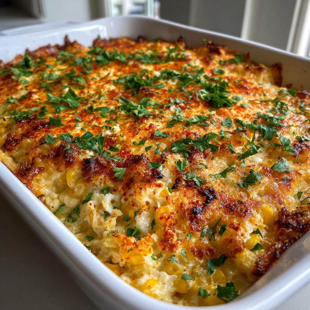 Air fryer Street Corn Chicken Casserole