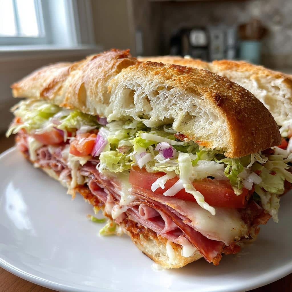 Air fryer Thanksgiving Chopped Italian sub