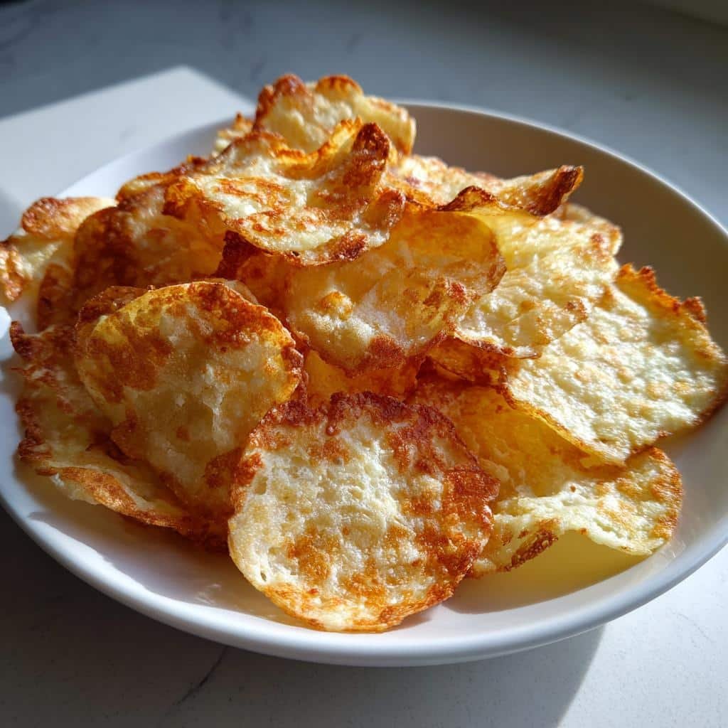 Air fryer Thanksgiving Crispy Cottage Cheese Chips