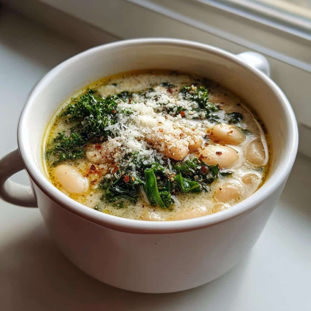 Air fryer Tuscan White Bean Soup