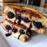 Air fryer christmas Balsamic Blackberry Bliss Grilled Cheese