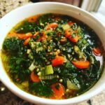 Air fryer christmas Green Tea Herbal Detox Soup