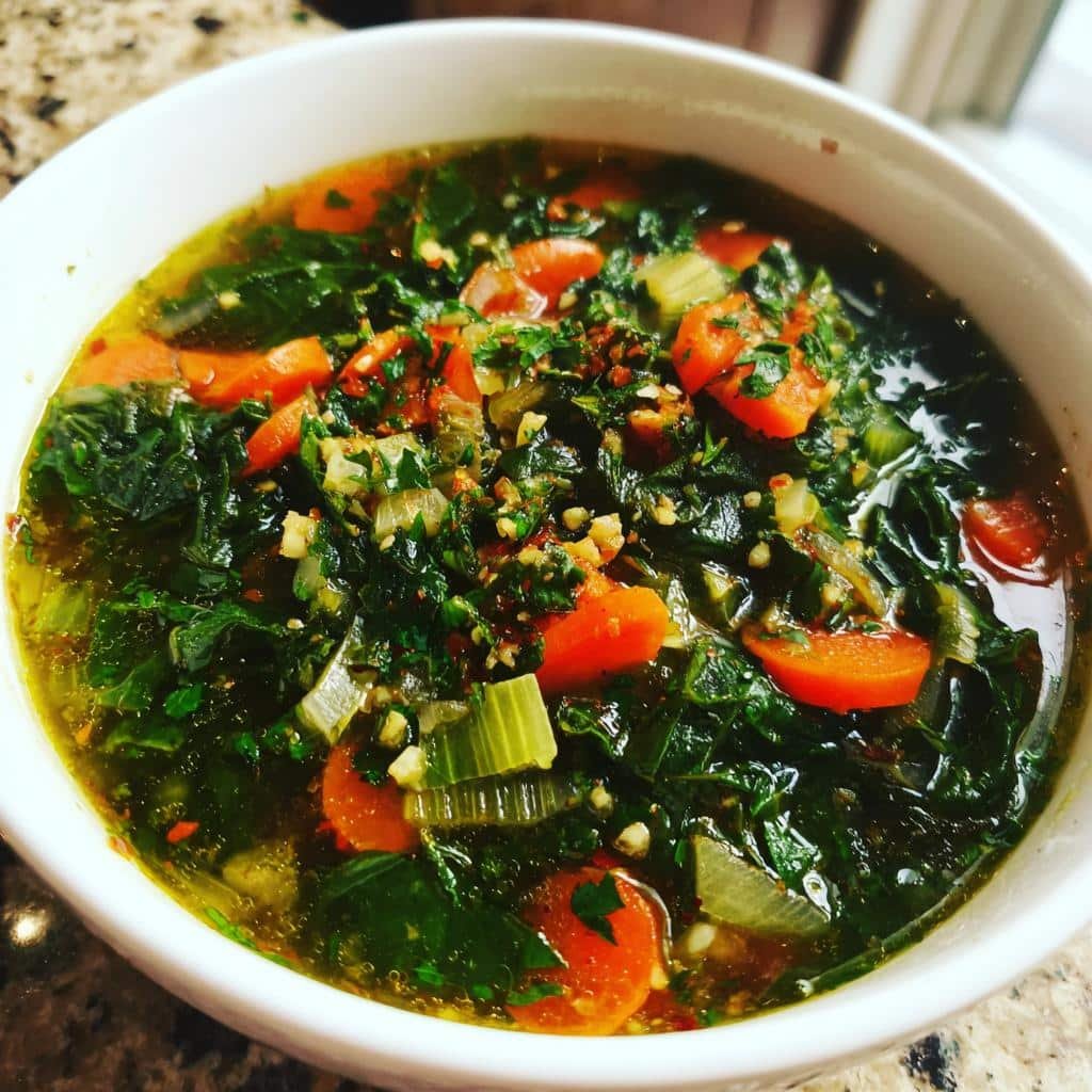 Air fryer christmas Green Tea Herbal Detox Soup