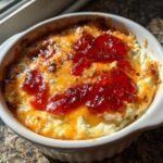 Air fryer christmas Pepper Jelly Cheese Dip