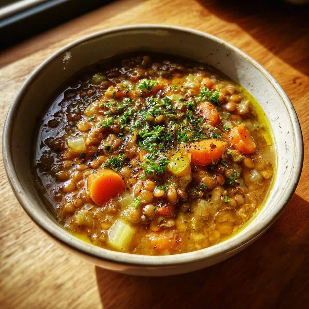 Air fryer christmas Seasonal Lentil Comfort Soup