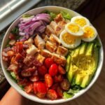 Air fryer christmas Whole30 Cobb Salad Bowl