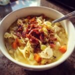 Air fryer crack chicken noodle soup