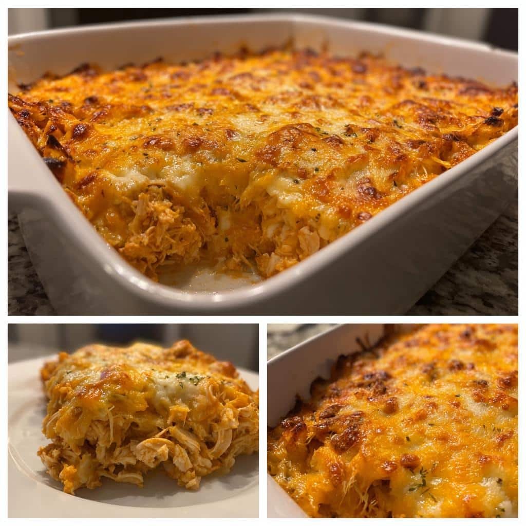 Christmas Air fryer A Buffalo Chicken Casserole