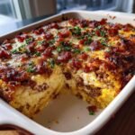 Christmas Air fryer Bacon & Sausage Lasagna