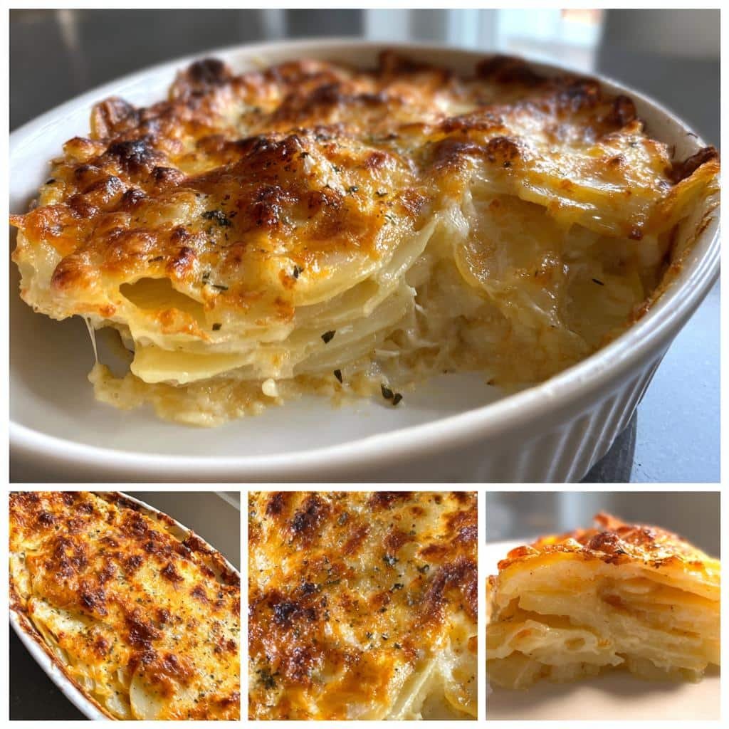 Christmas Air fryer Best Scalloped Potatoes
