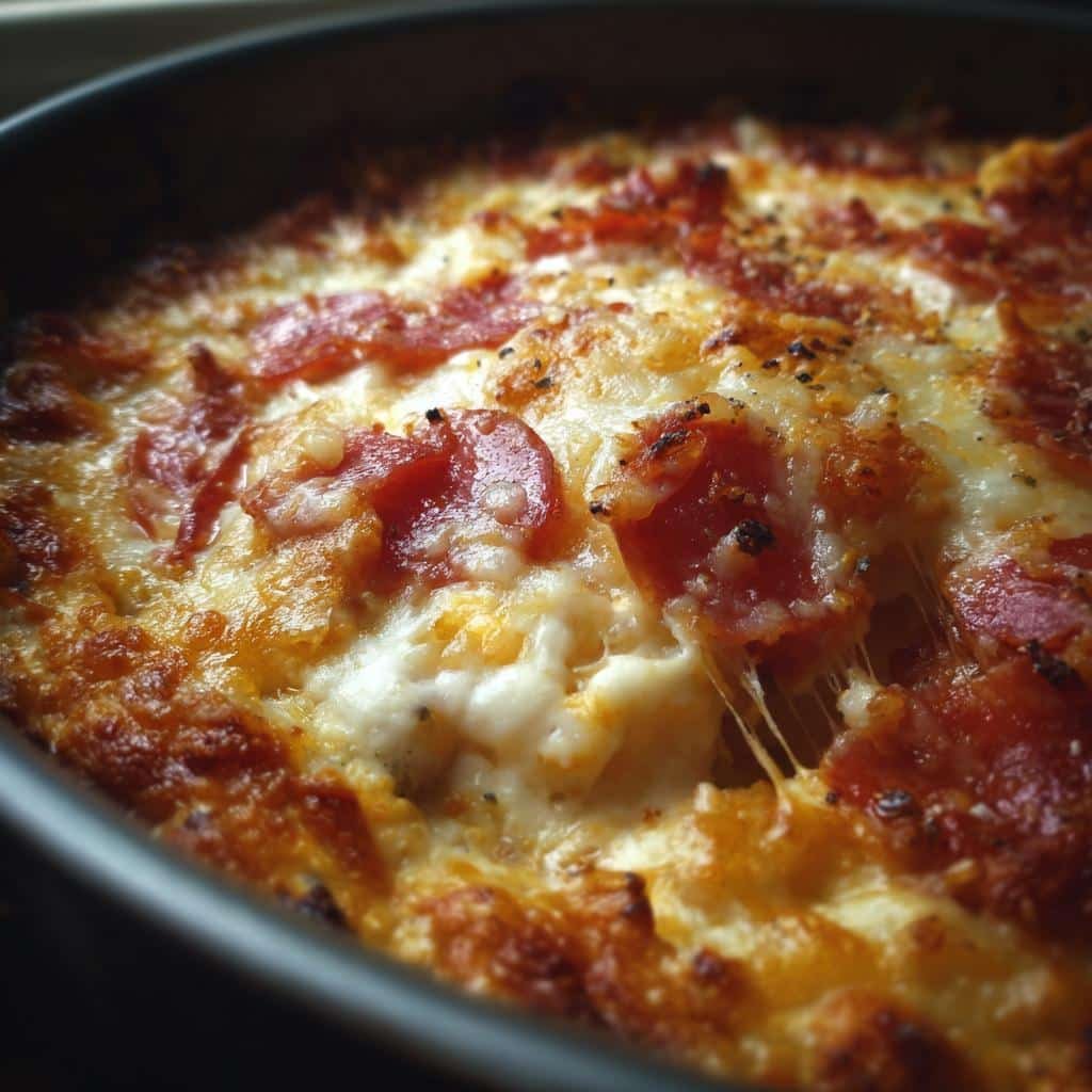 Christmas Air fryer Hot Pizza Dip (Classic)