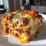 Christmas Air fryer Italian Sausage Lasagna
