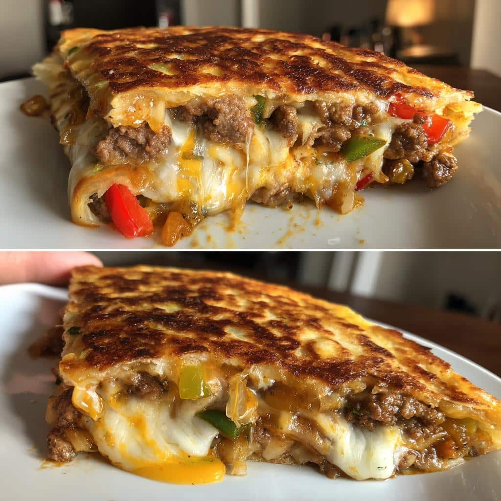 Christmas Air fryer Juicy Blackstone Quesadilla Burger
