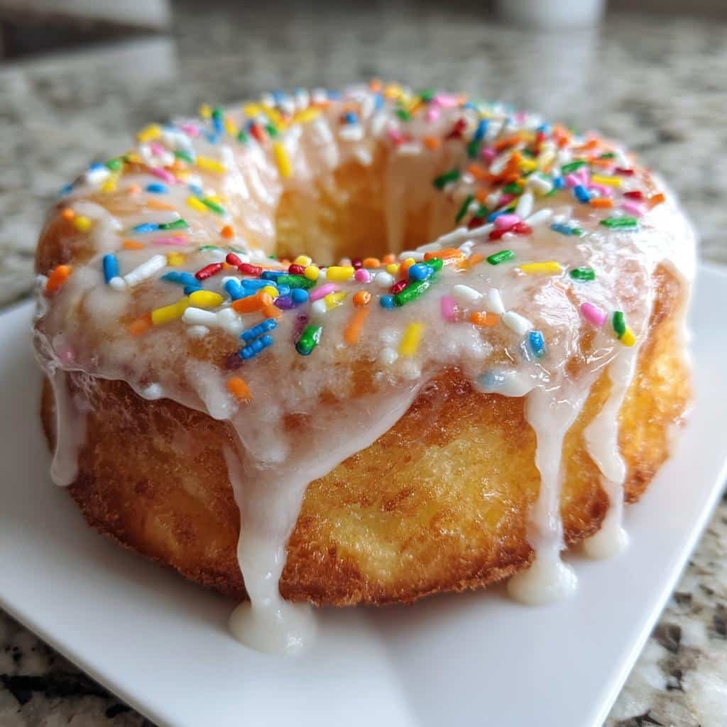 Christmas air fryer Cake Donuts