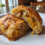 Christmas air fryer Cheesy Chicken Crescent Roll