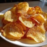 Christmas air fryer Salt & Vinegar Potato Chips