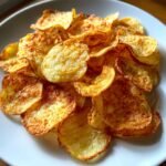 Christmas air fryer Smoked Paprika Potato Chips