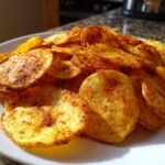 Christmas air fryer Taco Seasoned Potato Chips