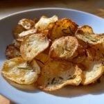 Christmas air fryer White Bean Chips Rosemary