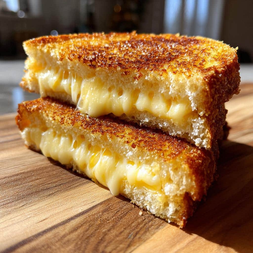 10-Minute Air Fryer Grilled Cheese