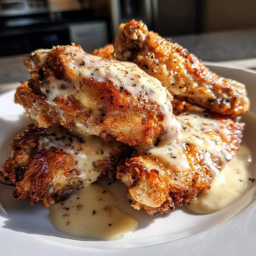 Air Fryer 10 muinte Alabama White Sauce Wings - detail 1