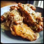 Air Fryer 10 muinte Alabama White Sauce Wings